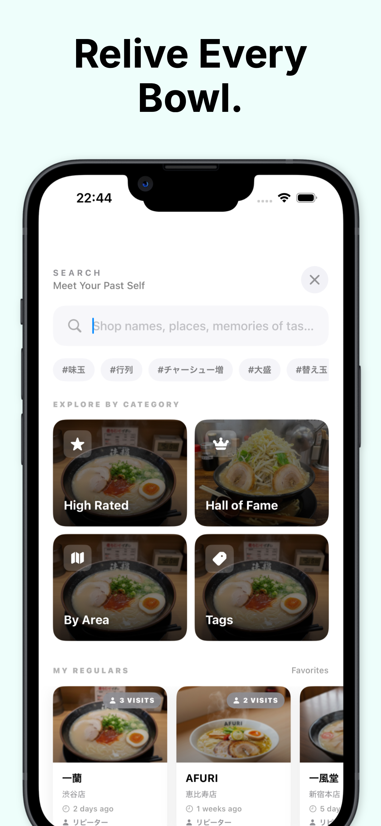 Visual index - browse by category